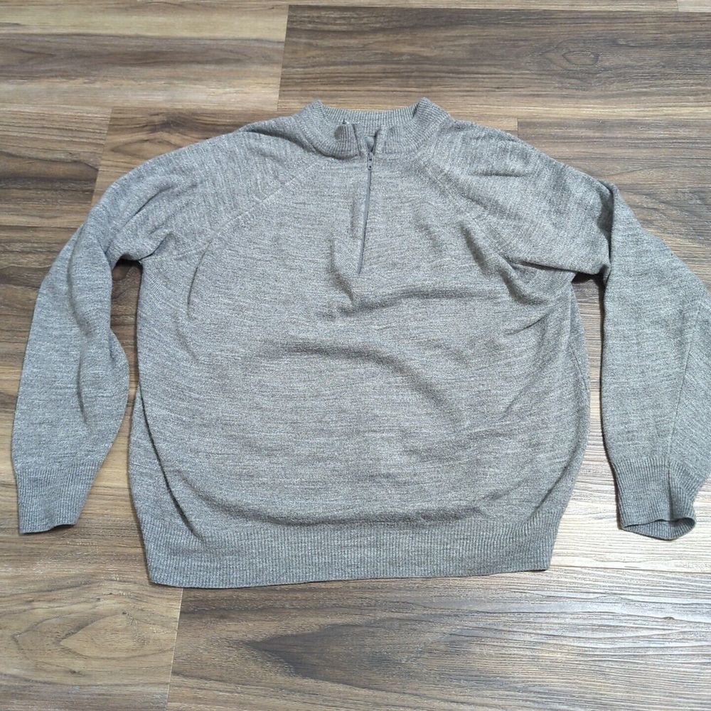 Designers Originals Luxelon Mens Sweater Sz Small 40 L‎ 100% Acrylic Gray 90s